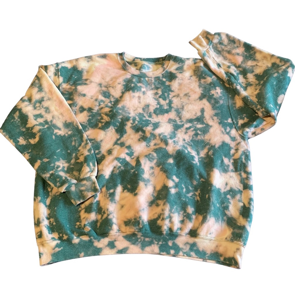 Reverse Tie Dye Crewneck unisex size 2XL Plus Size Sweater
